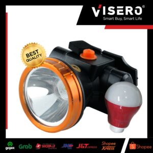 Senter Kepala Kecil 35W Cahaya Putih Bonus Lampu LED 7W (VHL-0235AWL)