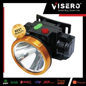 Senter Kepala 30W Bisa Ganti Baterai Cahaya Putih Visero VHL-0330 AWC