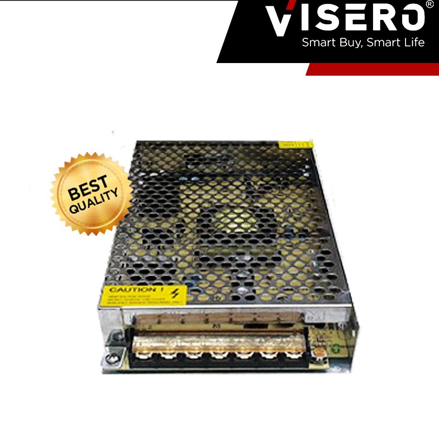 Power Supply Jaring 12V 10A Visero - TIDAK BISA MENGGUNAKAN EKSPEDISI J&T - Gambar 2