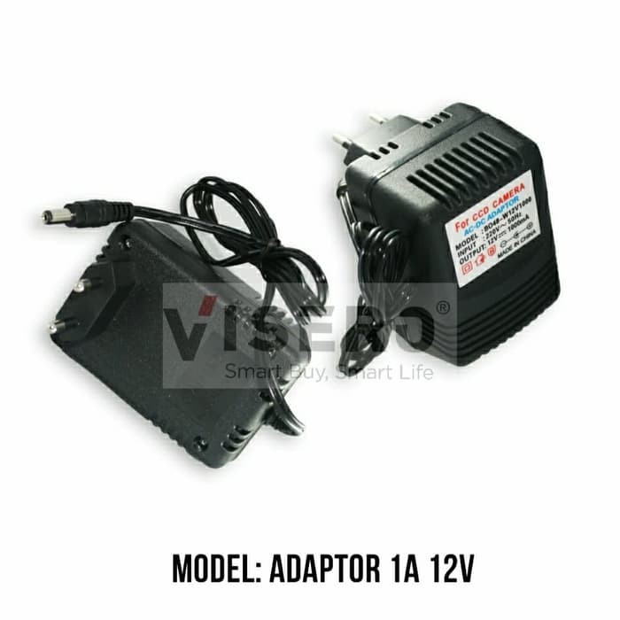Adaptor 12V 1000mA / AC/DC Adaptor 1A 12V Visero - Gambar 2