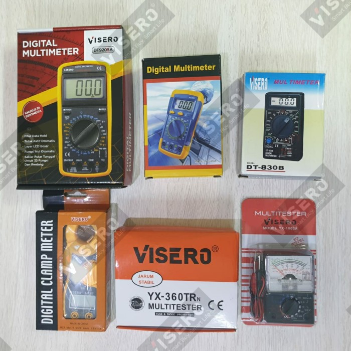Multitester/ Avometer/ Multimeter Analog Visero YX-360 TRN + Battery - Gambar 6
