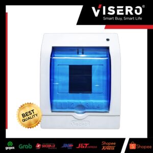 Box MCB 4 Group + LED / Fuse Box / Box Sekring Outbow Visero (VCB-04LED)