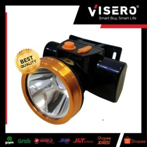 Senter Kepala Kecil 25W Bisa Ganti Baterai Visero (VHL-0325)