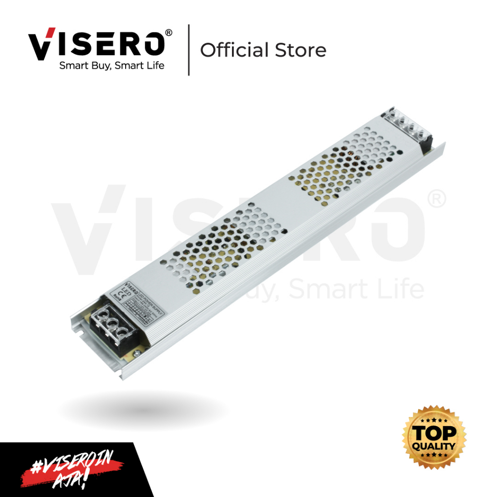Power Supply LED Slim Visero 20A 12V - TIDAK BISA MENGGUNAKAN EKSPEDISI J&T