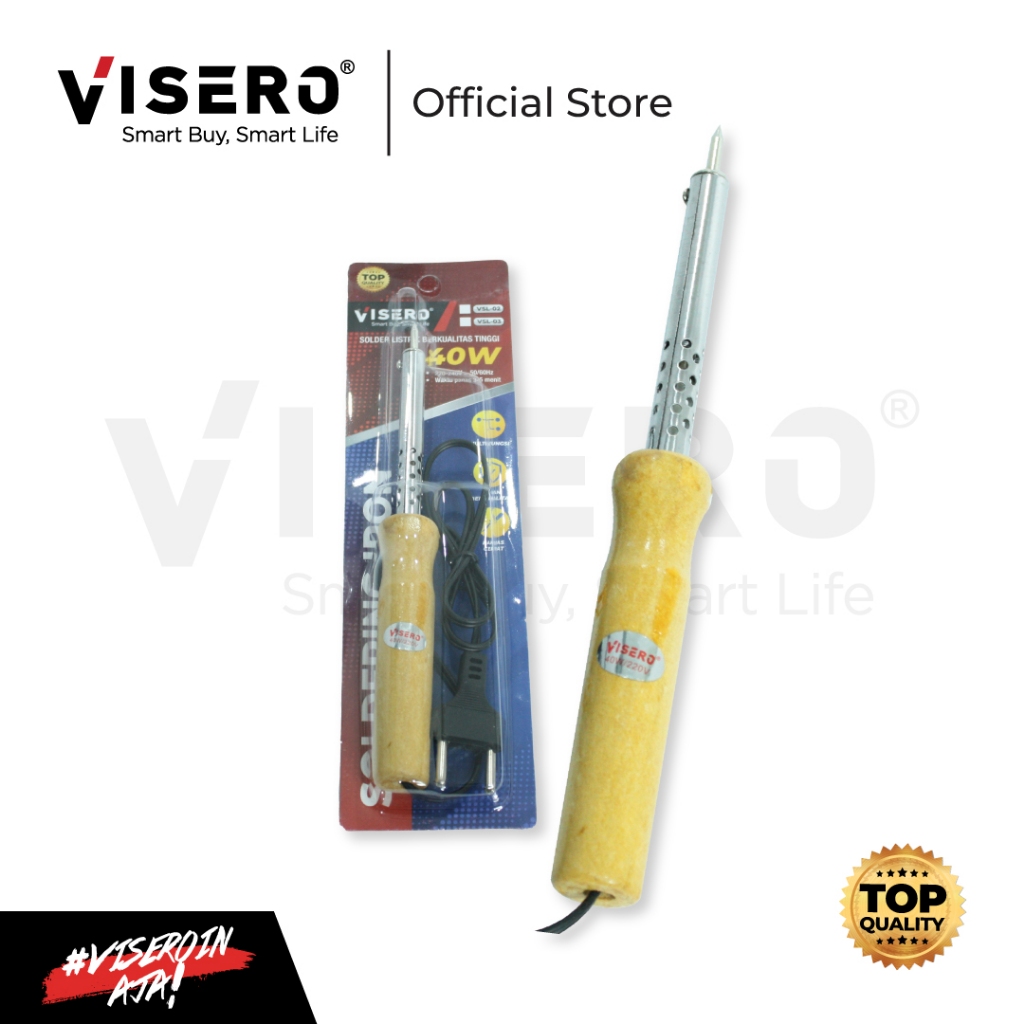 Solder Kayu 40W Visero (VSL-02)