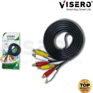 Cable RCA/Kabel RCA/Cable AV/Kabel AV SC 1.5M Jack 3 To 3 Visero