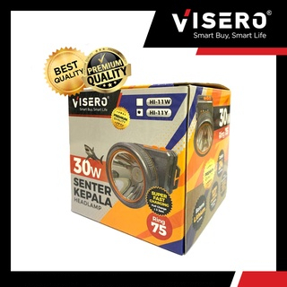 Senter Kepala Premium 30W Visero Cahaya Kuning (HI-11Y) - Gambar 2