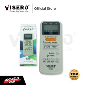 Remote AC Visero Untuk Merek Toshiba / Support Untuk Semua Merek AC Toshiba (K-706)