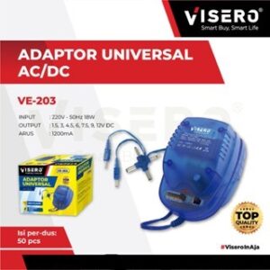 Adaptor Multi Universal Visero Transparan 1200MA (VE-203)