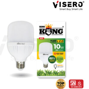 Lampu Bohlam LED 10W KINGKONG Cahaya Putih Terang Tidak Panas Hemat Energi Awet