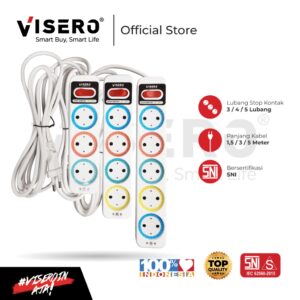 Stop Kontak Colorful Visero + Switch On/Off - VT