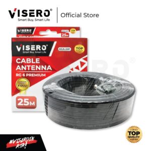 CABLE ANTENNA RG6 PREMIUM 18M, 25M (VCA-18P/25P)