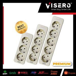 Stop Kontak Arde 5 Lubang Kualitas Premium Visero (VT-105P)