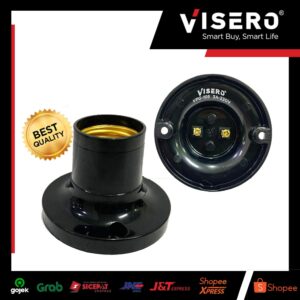 Fitting Plafon / Fitting Lampu E27 Bulat SNI Visero (VPG-105)