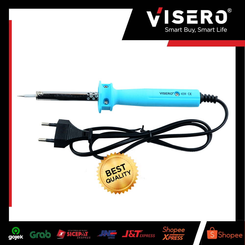 Solder Plastik 40W Kualitas Super Visero (V802)