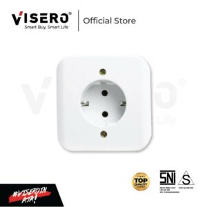 Stop Kontak Inbow Stop Kontak Tanam Dinding Socket Colokan SNI VISERO - (VSW-07IBE)