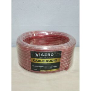 Kabel Audio Serabut Transparan / Cable Audio Transparan 2X50 25 YARD