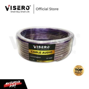 Kabel Audio Serabut Transparan / Cable Audio Transparan 2X30 25 YARD