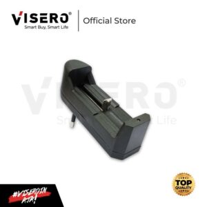 Charger Baterai / Battery Lithium 18650 1 Slot Visero Fast Charging